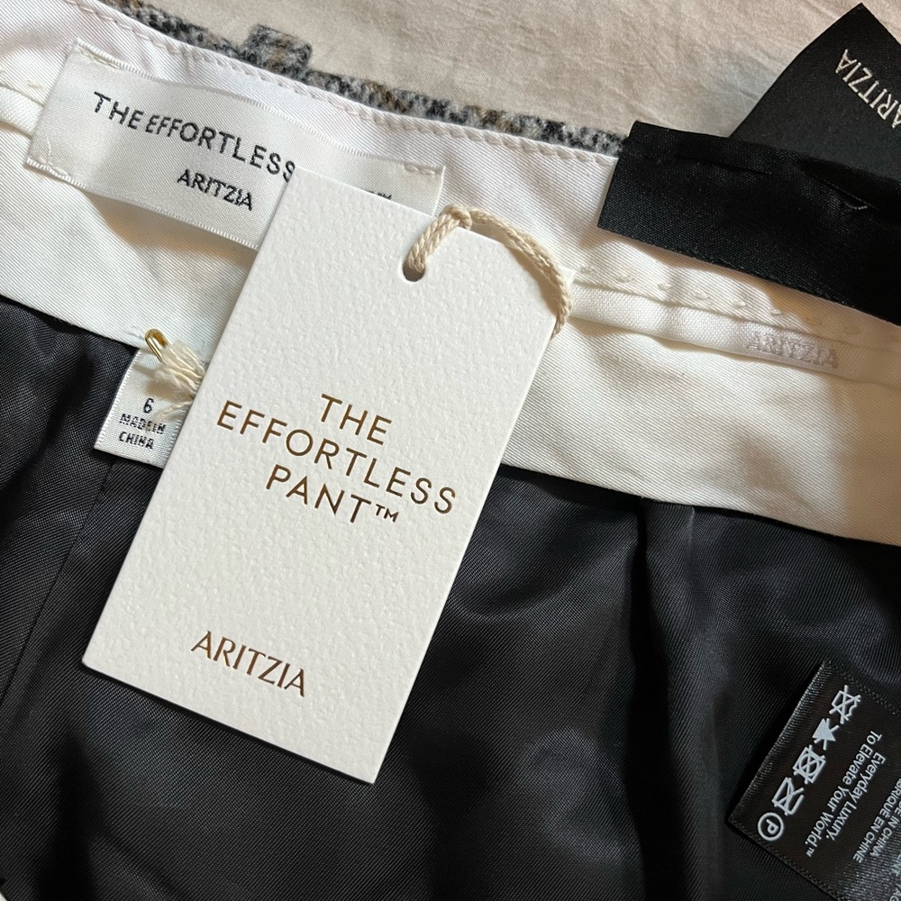 Effortless Trouser Pants Wool Cashmere New w/ Tags - Picture 10 of 11